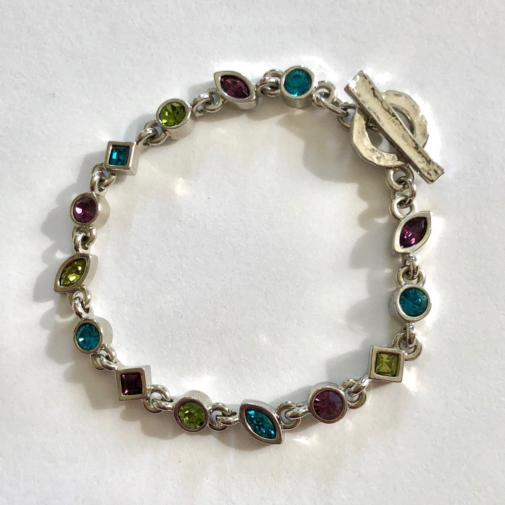 M4M Silver Crystal Bracelet